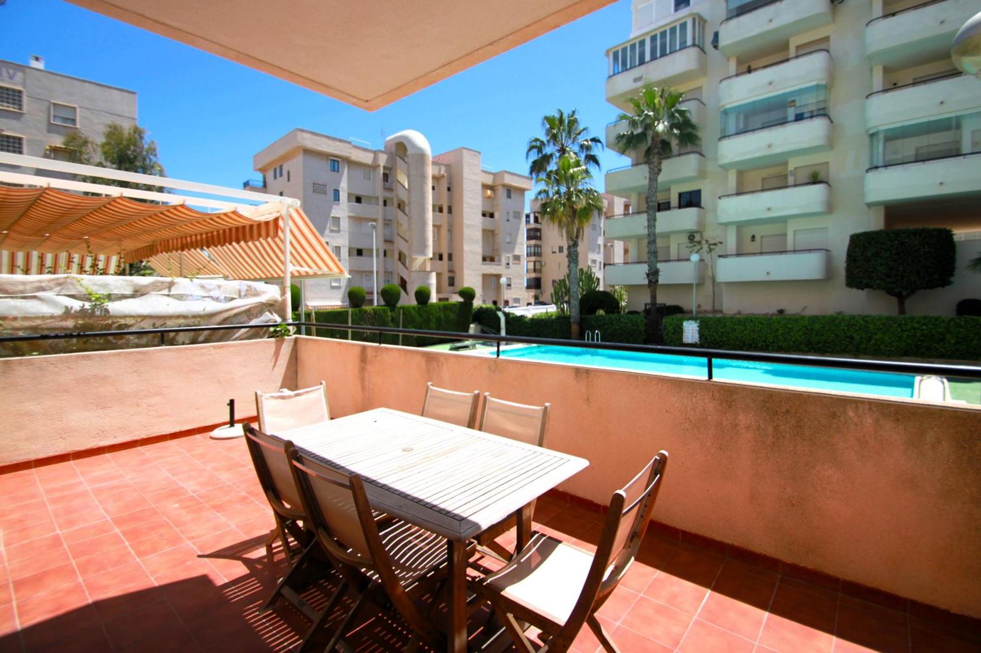Apartamento Casaturis En Los Arenales Del Sol Ar102 Con Terraza Y Piscina Zewnętrze zdjęcie