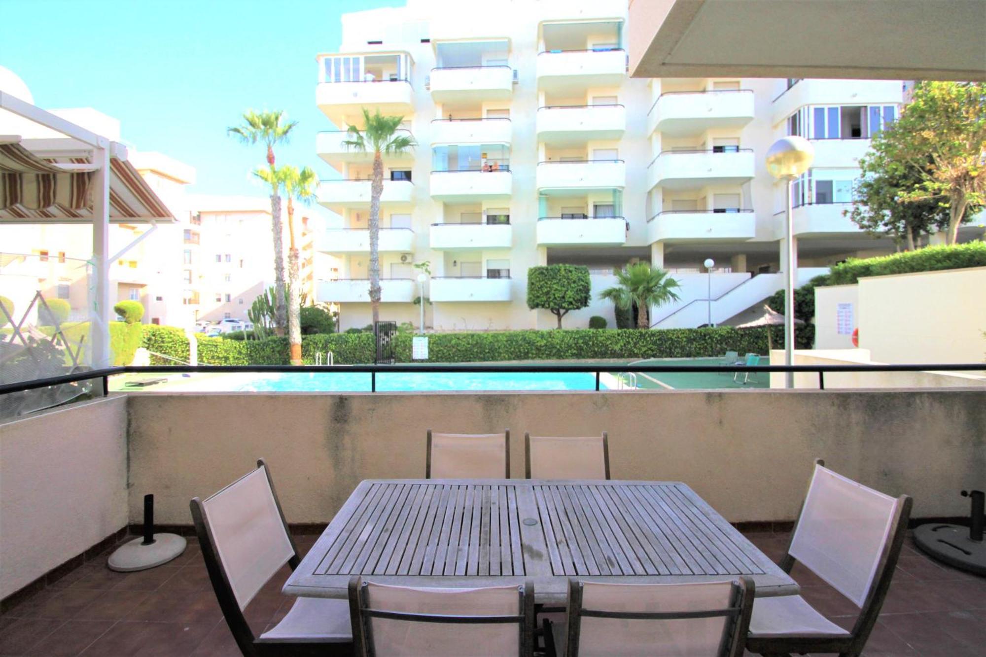 Apartamento Casaturis En Los Arenales Del Sol Ar102 Con Terraza Y Piscina Zewnętrze zdjęcie